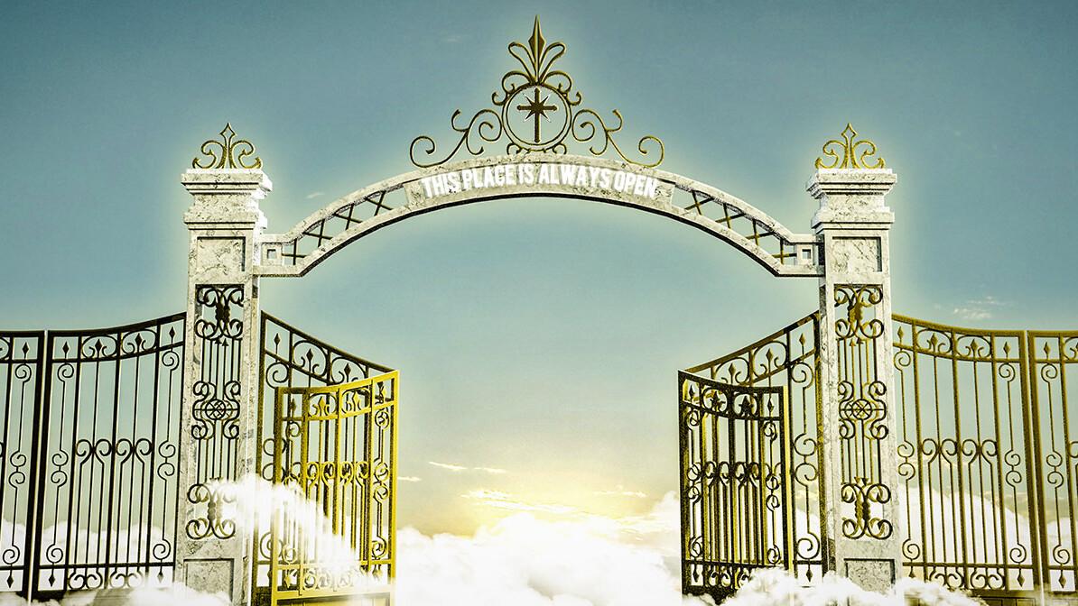 open gates to heaven