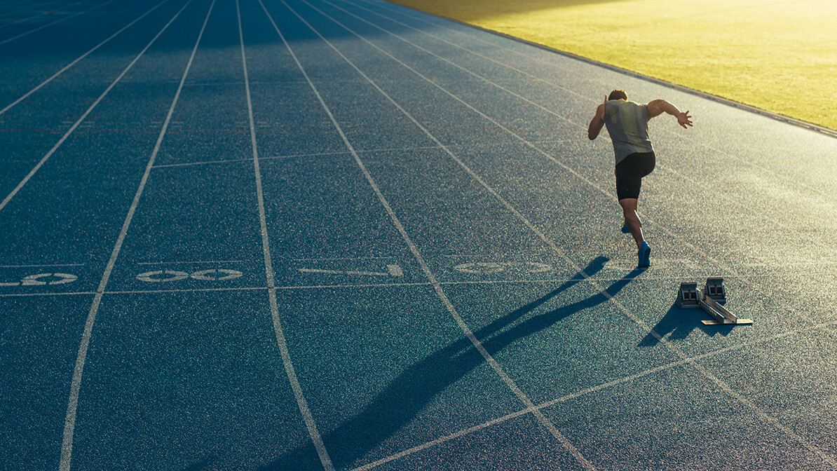 how to grow your faith, man running alone on track at sunrise
